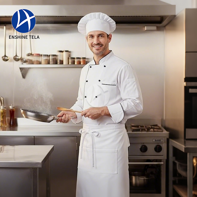 Negative Ion Fabric Chef'S Clothing